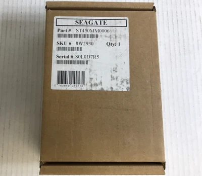 Seagate Savvio 450GB SAS2 10000 rpm Hard Drive 64MB ST450MM0006✨🔥✨SEALED!✨🔥✨ - Image 1 of 2