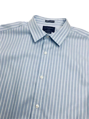 Men’s Black Brown 1826 80’s 2-Ply Fitted Button Up Shirt •Sz 17-34 *EUC - Image 1 of 4