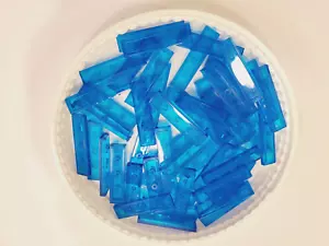 50x - LEGO Trans-Dark Blue Tile 1 x 4 (2431) new - Picture 1 of 1