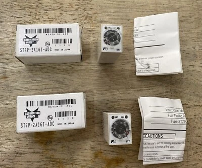 AUTOMATION DIRECT PLC DIRECT ST7P-2A16T-ADC MINI-DIN ON-DELAY TIMER - 2 Pieces - Image 1 of 4