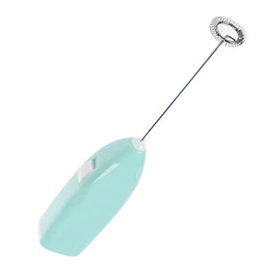 Mezclador de mano eléctrico inalámbrico alimentado por batería pequeño plástico metal hogar mano Foto 1 de 4