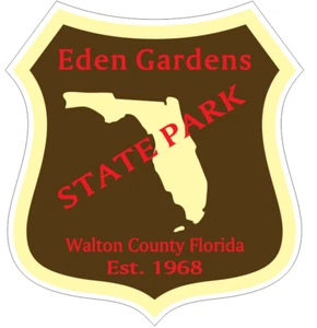 Eden Gardens Florida State Park Sticker R6718 YOU CHOOSE SIZE - Picture 1 of 1