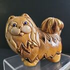 Artesania Rinconada Persian Cat Figurine DeRosa Anniversary #757 Gold Trim
