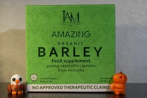 IAM Amazing Pure Organic Barley  100 Capsules | Natural Detox, Immunity & Energy - Picture 1 of 3