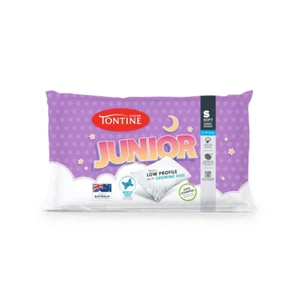 Tontine 46x72cm Junior 6-10yrs Kids/Children Soft Cotton Pillow Low Profile WHT - Picture 1 of 3