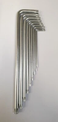 Xtra Long Torx Security Star Key Loose T10 T15 T20 T25 T27 T30 T40 T45 T50 Allan - Image 1 of 3