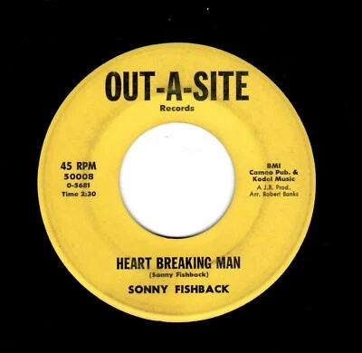 NORTHERN/DEEP SOUL-SONNY FISHBACK-HEART BREAKING MAN/I WON'T TAKE BACK THESE WOR - Image 1 of 2