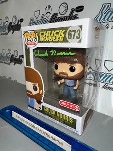 CHUCK NORRIS 673 EXPENDABLES DELTA FORCE SIGNED AUTOGRAPHED FUNKO POP-JSA COA - Picture 1 of 10