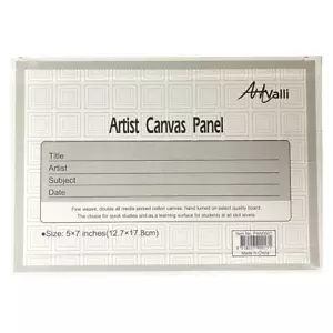 45 Blank 5" x 7" Panels Artist Canvas Panel Board Art Drawing Wholesale Art Bulk - Picture 1 of 1