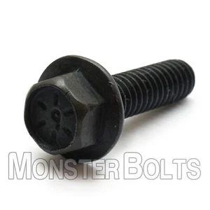 Cantidad a granel 80 - 5/8-11 x 5" brida hexagonal (marco) perno grado 8 fosfato negro - Imagen 1 de 4