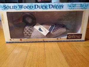 Ente Köder Rocky Mountain Geschenkbörse Massivholz handbemalt neu offene Box - Bild 1 von 10