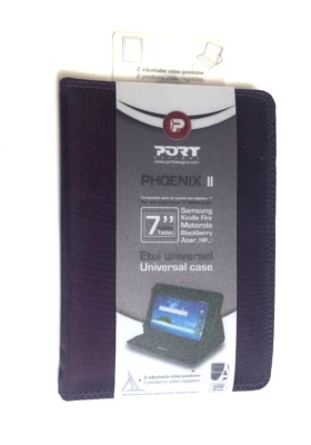 Port Designs 7'' Phoenix II Universal Case Compatible Dark Purple Brand New - Image 1 of 4