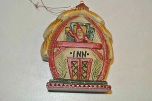 Pam SCHIFFERL Santa House Inn Christmas Ornament Snow Midwest of Cannon Falls - Picture 1 of 3