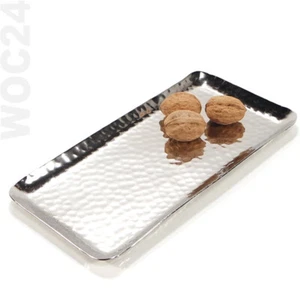 Dekoplatte Aluminium Dekotablett Tisch Deko Schale Metall Kerzen Tablett Alu - Bild 1 von 3