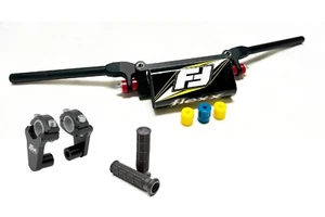 Fasst Flex 14 Low Handlebars Yellow Rox 2" Riser Grips Yamaha Raptor 660 700 All - Picture 1 of 3