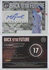 2016 Panini Donruss Optic Back to the Future Signatures Mark Grace #BTFMG Auto