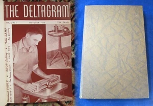 Oct 1939-March 1940 Deltagram +Practical Delta Tools Projects 11 Issues w/Plans - Picture 1 of 10