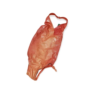 Neu Metallic Orange Kleinkind 1 Stück Badeanzug  - Bild 1 von 5