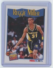 1991-92 NBA Hoops Reggie Miller . Indiana Pacers #303