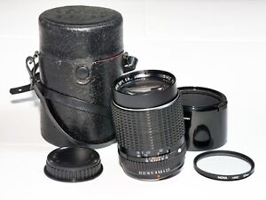 SMC Pentax K 135 mm f/2.5; 6 elements and 8 blades +++