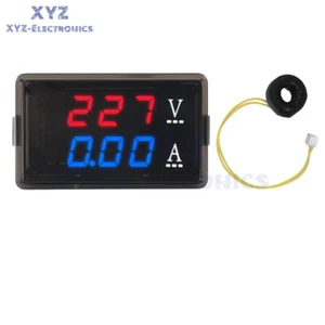 AC70~480V 10A/100A 0.56" LED Display Voltage Current Meter Voltmeter Ammeter - Picture 1 of 38