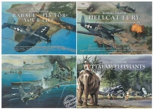 Robert Taylor Brochure LOT of 4 WW2 Hellcat Corsair Wildcat Hiei - Picture 1 of 1