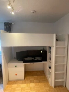 Hochbett mit Schreibtisch „IKEA SMÅSTAD - Bild 1 von 6