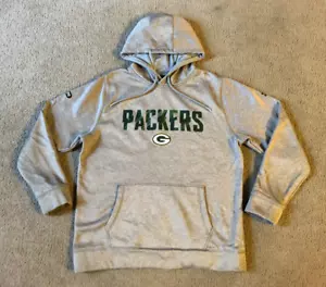 Under Armour Combine Authentic Green Bay Packers Hooded Sweatshirt - Size M/L - Picture 1 of 4