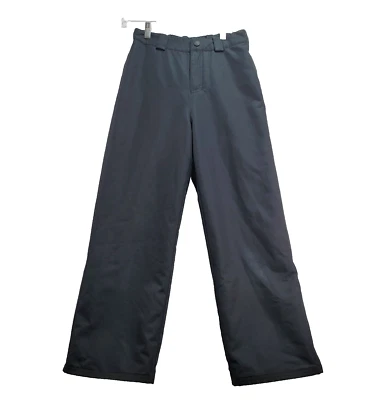 Pantalones de esquí Obermeyer Keystone para niños M 10-12 negros 100 % poliéster bolsillos de snowboard Foto 1 de 4