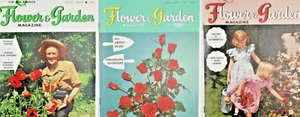 Vintage 1957 Flower & Garden Magazine Lot Spring Flowers Vegetable Garden - Picture 1 of 13