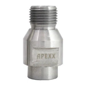 Stainless 2″ Thread Adapter (1/2 gas M – 12mm F) - Picture 1 of 1