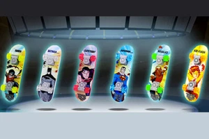 2012 DC YOUNG JUSTICE MCDONALDS HAPPY MEAL SKATEBOARDS - U - PICK - Picture 1 of 6