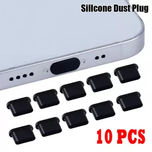 New 10 PCS Type-C Dust Cover Silicone Plug Protector for USB Charging Port
