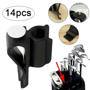 14X Golf Bag Clip Putter Clamp Holder Putting Club Ball Marker Organizer Durable - Picture 1 of 10