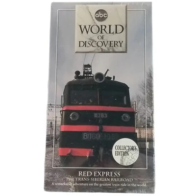 ABC World Of Discovery VHS 1990 Red Express The Trans-Siberian Railroad New  - Image 1 of 4