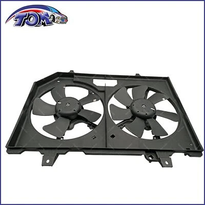 New Dual Radiator Cooling Fan with Shroud Assembly for Nissan X-Trail 04-13 2.5L - Image 1 of 4