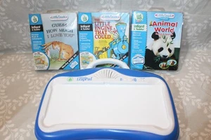 Sistema de aprendizaje Leap Frog Little Touch LeapPad ~ bebé-niño pequeño ~ libros, cartuchos - Imagen 1 de 15