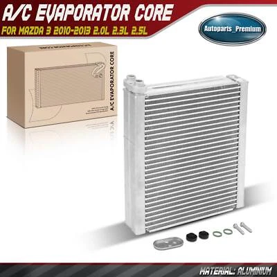 Núcleo evaporador de aire acondicionado de aluminio flujo paralelo para Mazda 3 2010-2013 2,0 L 2,3 L 2,5 L Foto 1 de 4