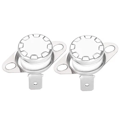 2pcs 160°C Normally Closed Snap Disc Temperature Switch KSD301 Thermostat UK - Image 1 of 4