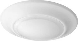 12W 1 LED Flush Mount in Quorum Home Collection style - 6 inches wide by 1 - Picture 1 of 2