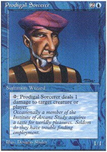 FBB Korean Prodigal Sorcerer ~ Lightly Played 4th Edition Fourth Foreign Black B - Image 1 of 1