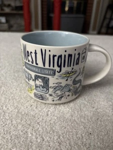 Starbucks Mug West Virginia WV Been There Series 14oz - Bild 1 von 5