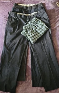 Men's Horace Small Black Pants 40x32 Dickies 38x32 Haggar 44x30 + Puritan PJ's!! - Picture 1 of 17