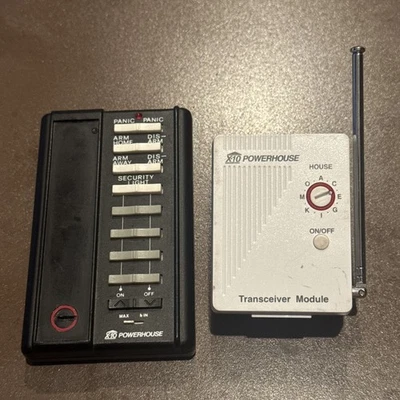 X-10 Powerhouse Remote Security System Alarm SH624 Universal Remote + TM751 - Image 1 of 4