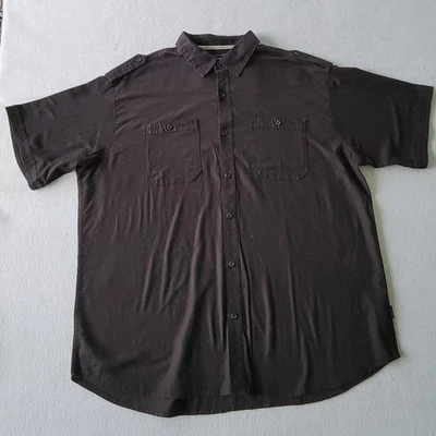 KENNETH COLE style KNXP30BLKMX Men’s plus size 1X shirt Color Black - Image 1 of 4