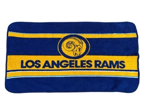 Vintage SAN MARCOS NFL Los Angles Rams Stadium Thick Plush Blanket size 57”x 31” - Picture 1 of 3