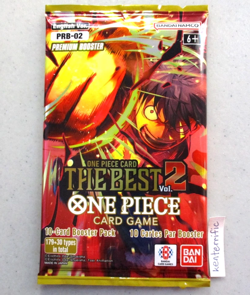 Bandai One Piece The Best Vol. 2 PRB-02 -PREMIUM BOOSTER PACK Japanese