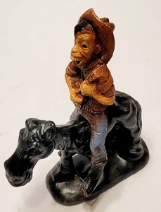 Figuras occidentales siroco caballo hambriento vaquero cantor OMPI 1951 4,5" de alto - Imagen 1 de 9
