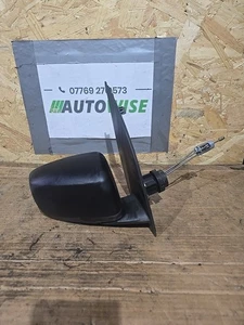 FIAT PANDA MK2 2003 - 2012 - DRIVERS SIDE MANUAL WING MIRROR - BLACK - Picture 1 of 3