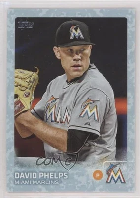 2015 Topps Update Snow Camo /99 David Phelps #US30 - Image 1 of 2